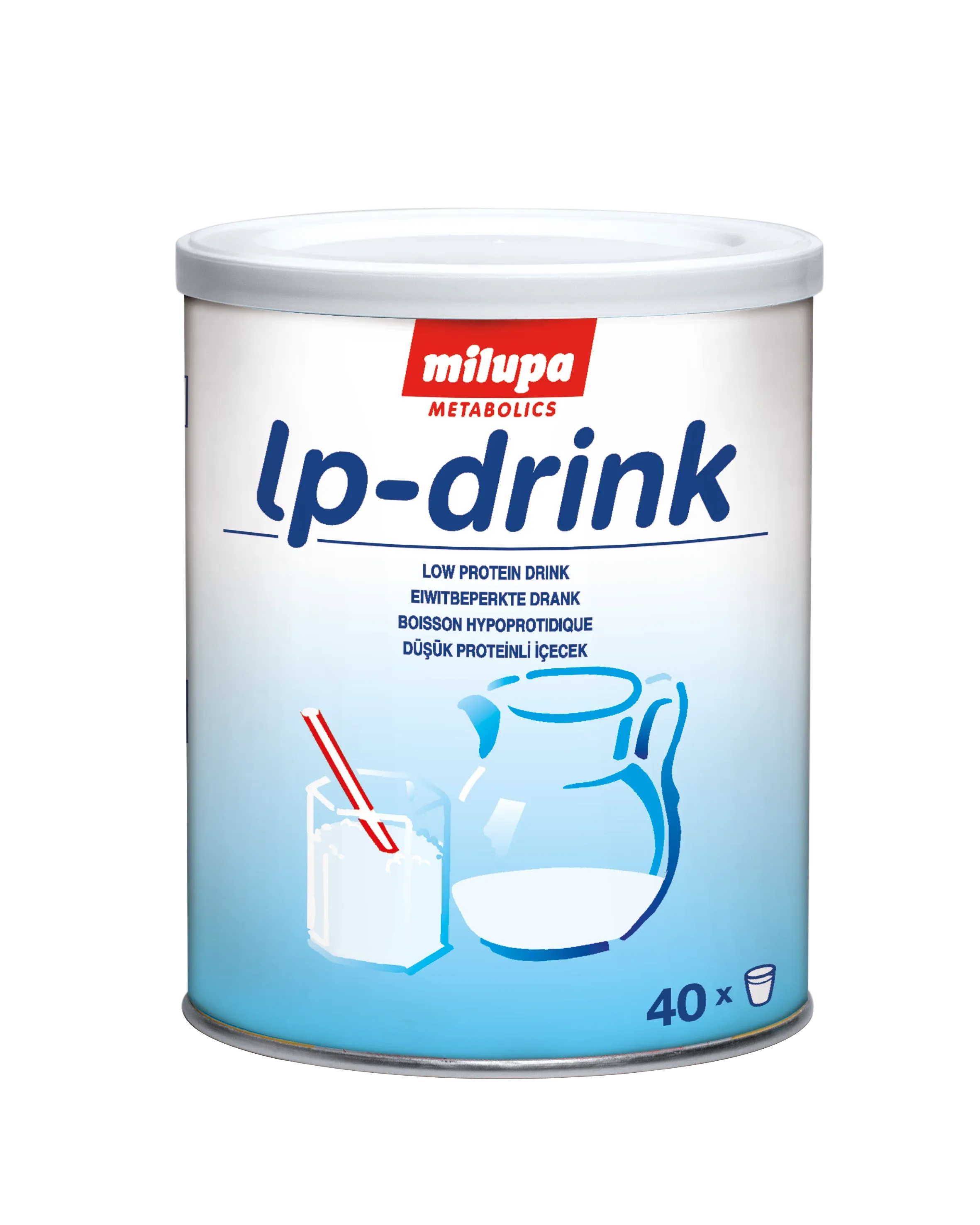 Мілупа Сухий напій з низьким вмістом білка / Milupa Low Protein Drink.