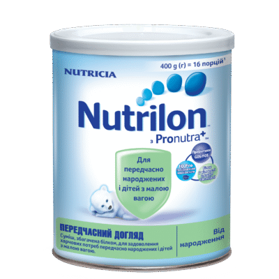 Функціональне дитяче харчування Суміш молочна суха Nutrilon Передчасний догляд