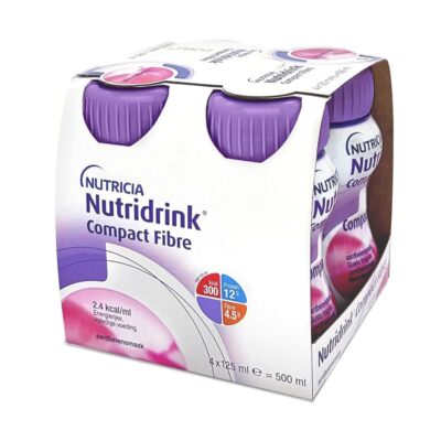 Нутрідрінк Компакт з харчовими волокнами зі смаком полуниці / Nutridrink Compact Fibre Strawberry flavour