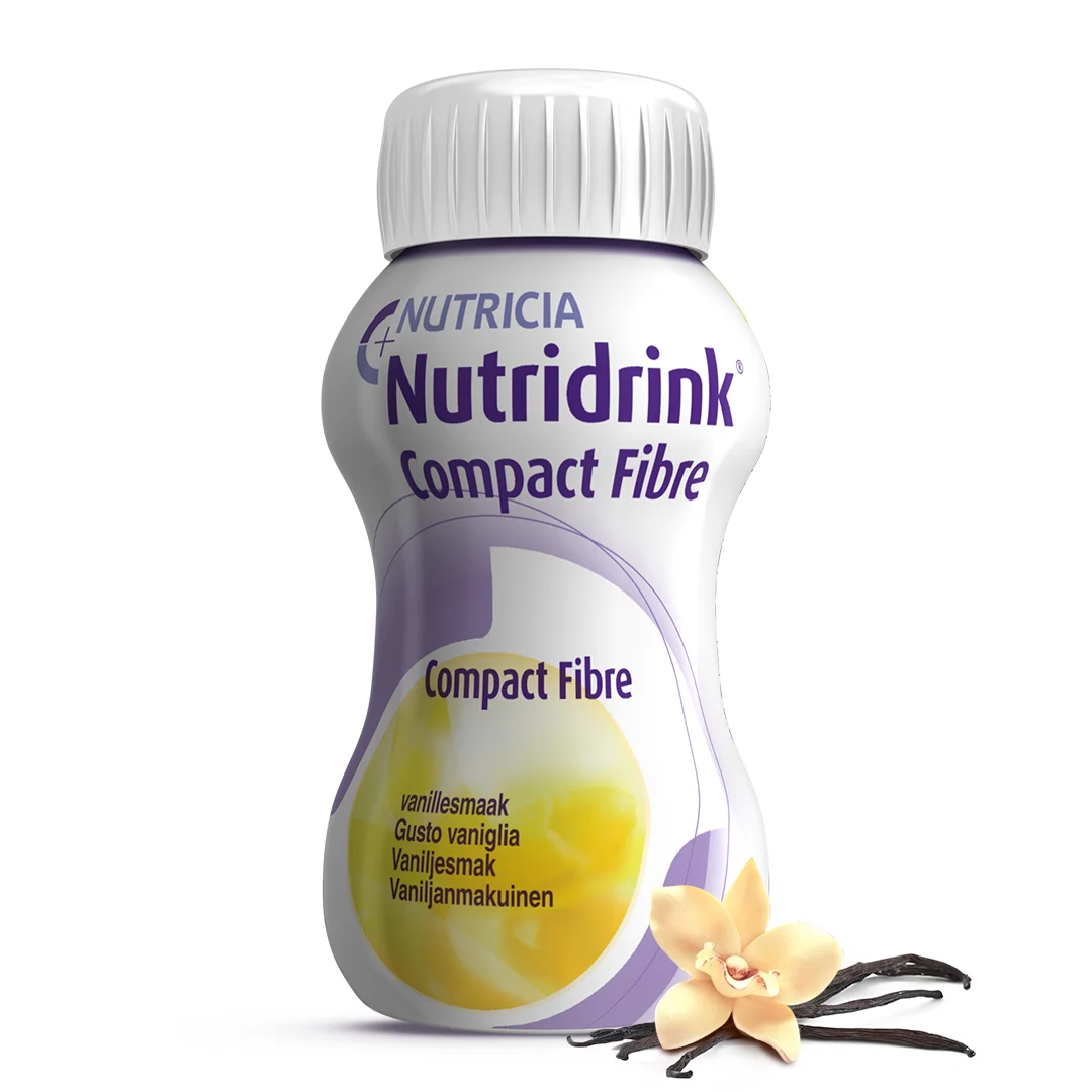 Нутрідрінк Компакт з харчовими волокнами зі смаком ванілі / Nutridrink Compact Fibre Vanilla flavour фото-2