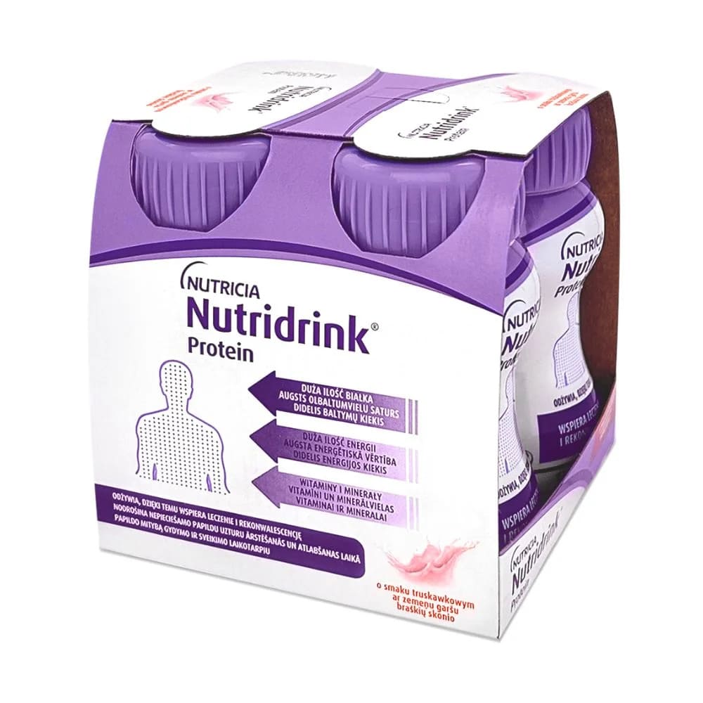 Нутрідрінк Протеїн зі смаком полуниці / Nutridrink Protein Strawberry flavo u r