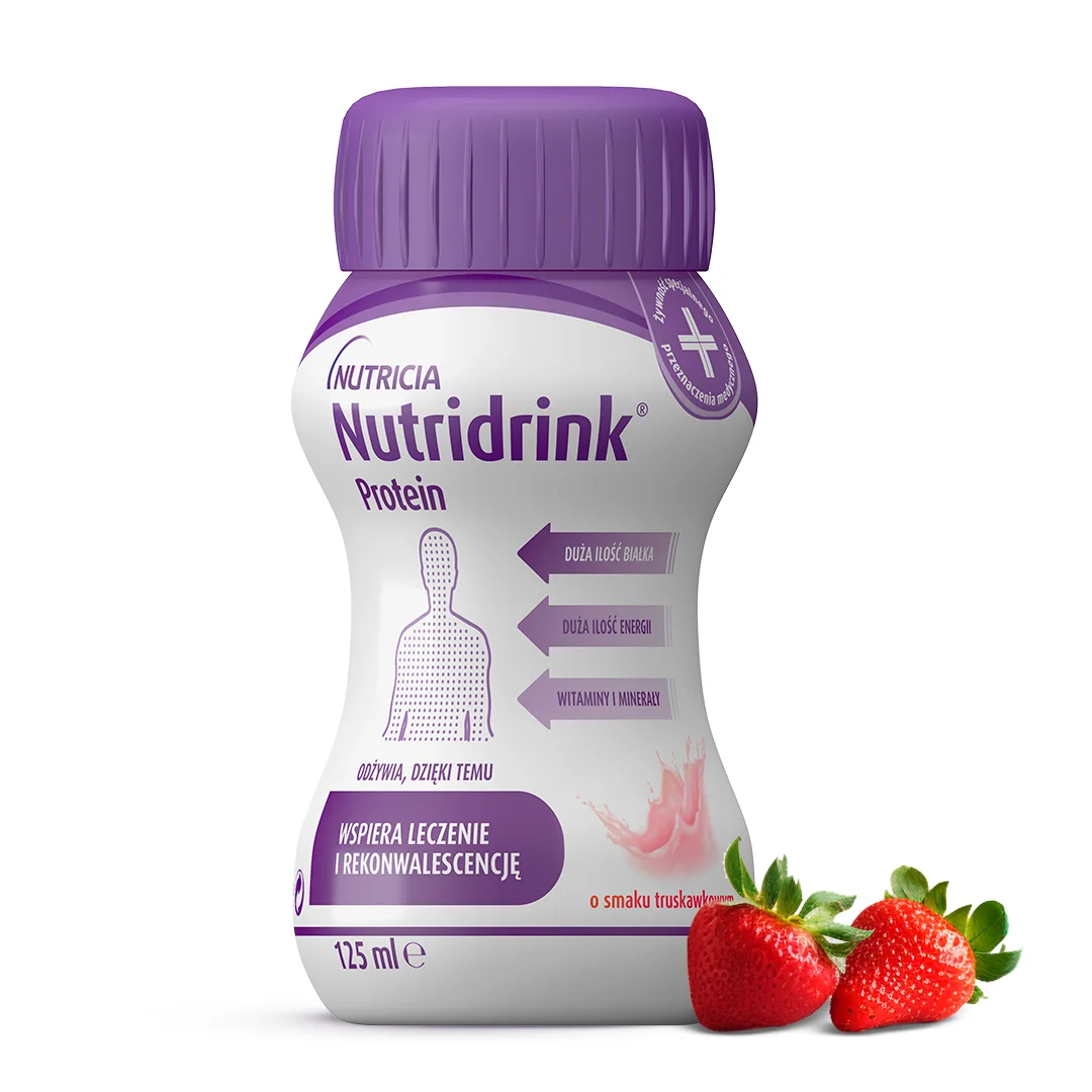 Нутрідрінк Протеїн зі смаком полуниці / Nutridrink Protein Strawberry flavo u r фото-2