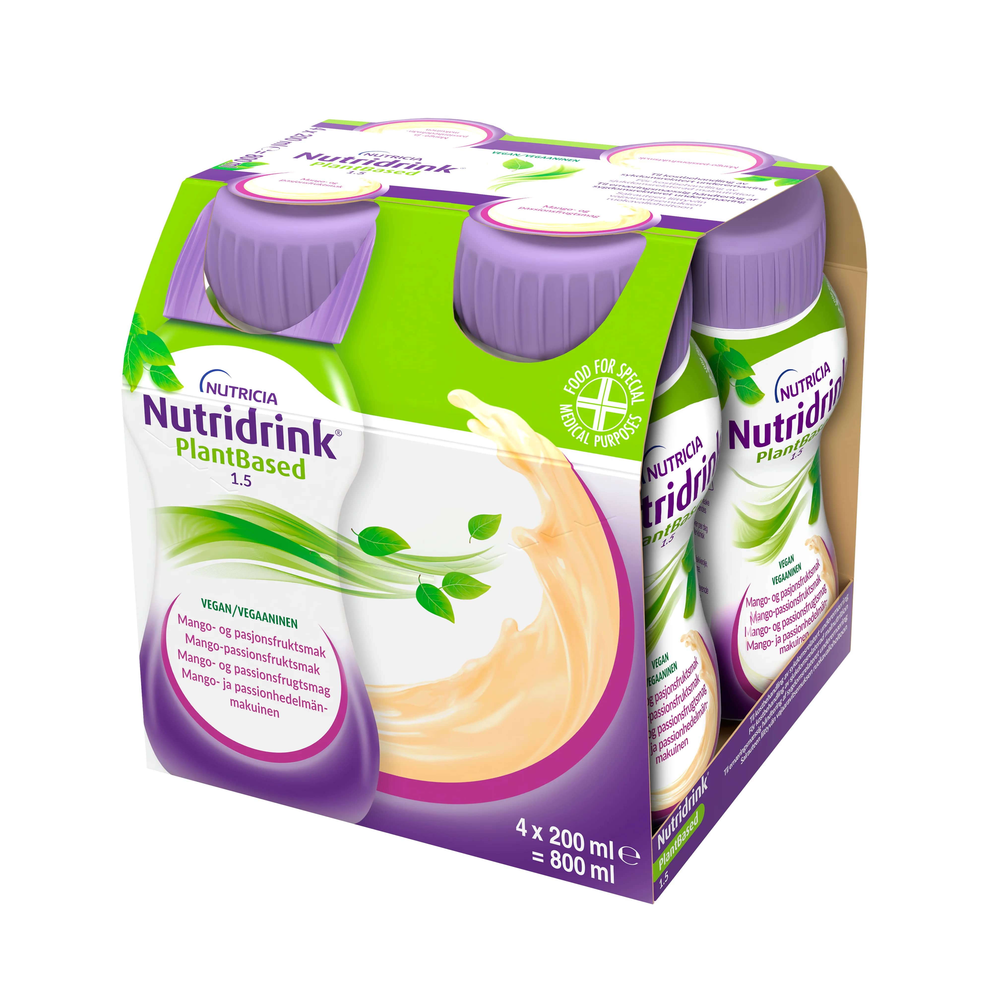 Нутрідрінк на рослинній основі зі смаком манго-маракуйя / Nutridrink Plant Based Mango- Passion fruit